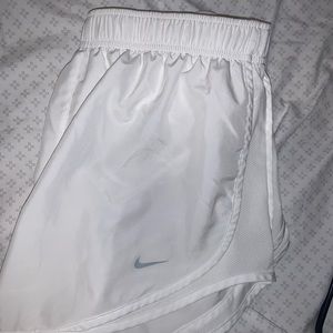 White Nike Running Dri-Fit shorts!